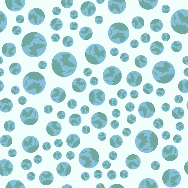 The pattern of the globe on a light background for web design