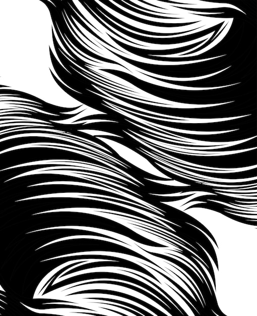 pattern hair vector