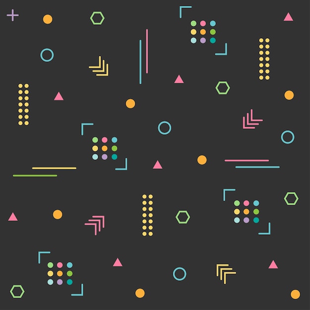 Premium Vector | Pattern hipster abstract background.