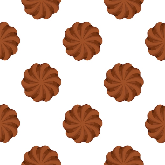 Pattern homemade cookie different taste in pastry biscuit