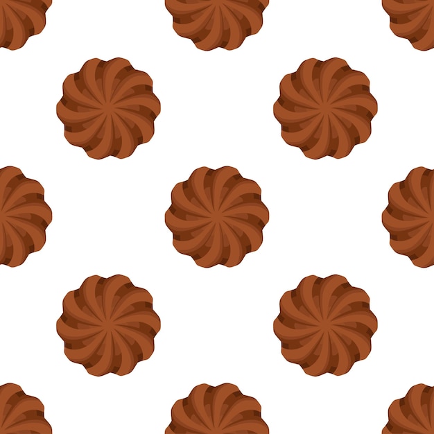 Pattern homemade cookie different taste in pastry biscuit