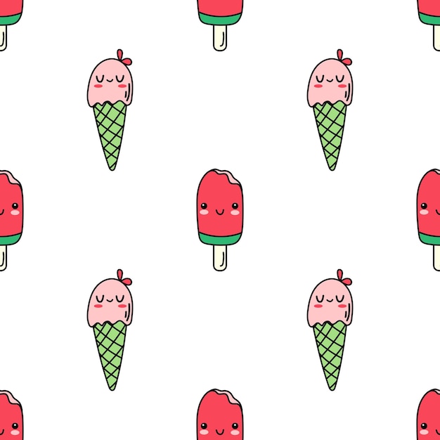 Pattern icecreame