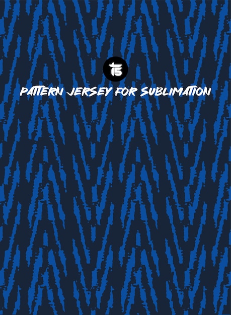 Pattern jersey for sublimation