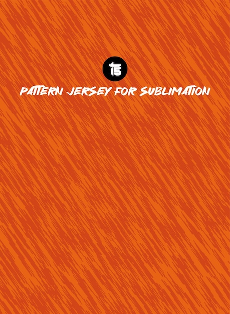 Pattern jersey for sublimation