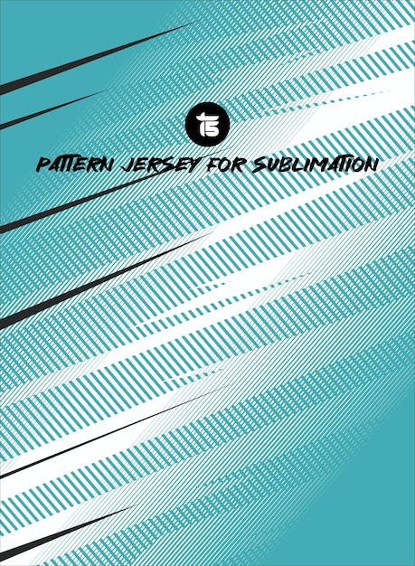 Pattern jersey for sublimation