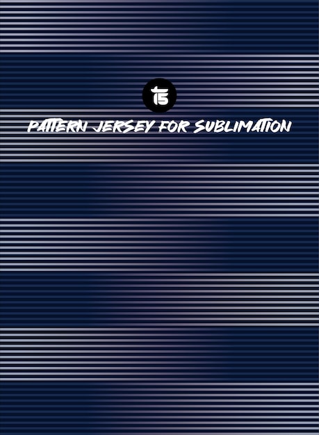 Vector pattern jersey for sublimation