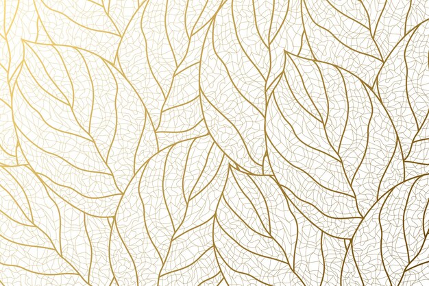 pattern of leaves background wallpaper design vector