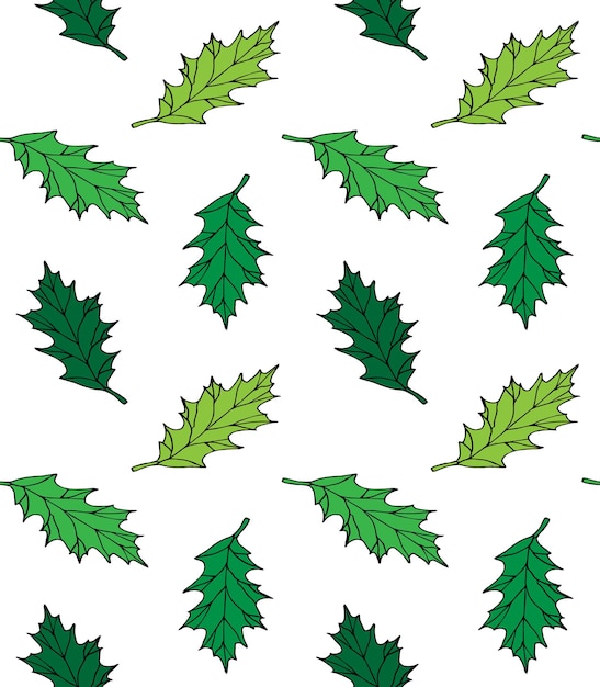 Premium Vector Pattern of leaves