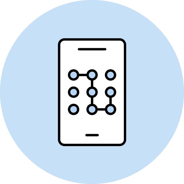 パターンフラットロックイラスト