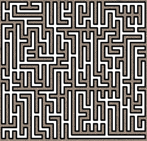 Pattern Maze Vector illustration Background