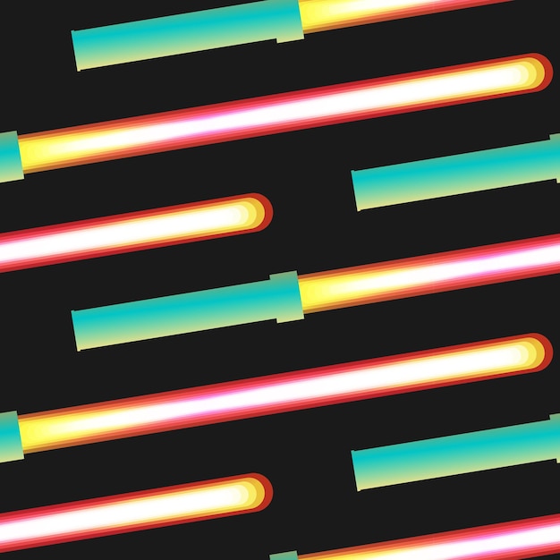 Vector pattern neon laser