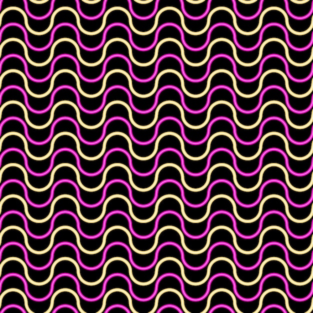 pattern neon Shedding Wavy