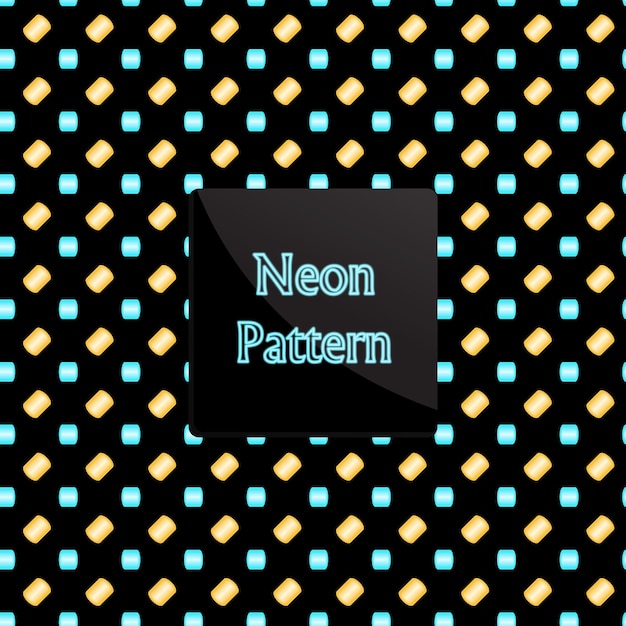 pattern neon Square