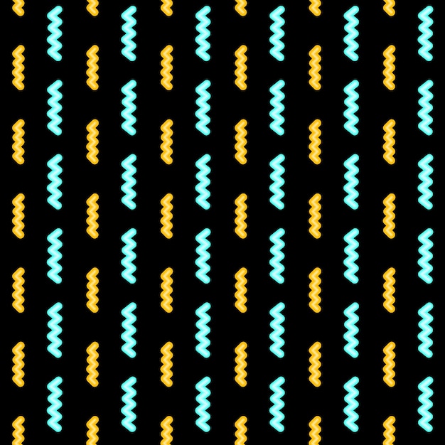 pattern neon Zigzag