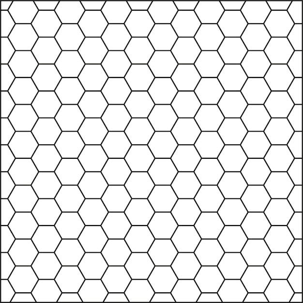 ベクトル フラットの六角形の背景のパターン