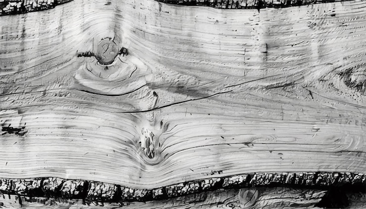 Vector pattern of old weathered timber wood old weathered rotten cracked knotted wood texture