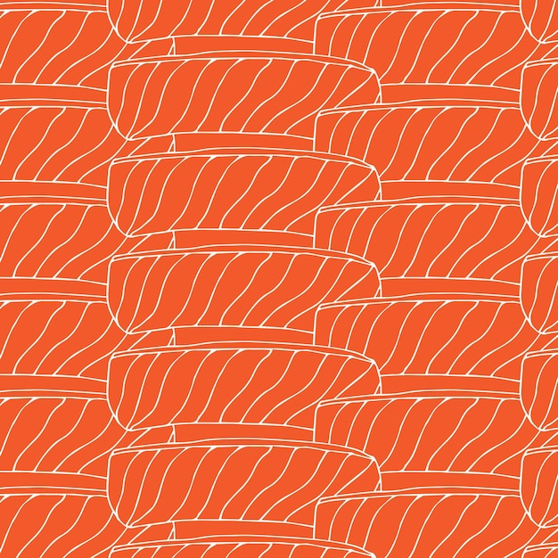 パターンまたは鮭の赤身魚のステーキ。メニュー、レシピ、web バナー、包装紙のシーフード パターン