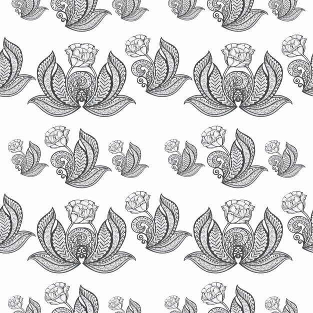 Pattern peonies elementsxa