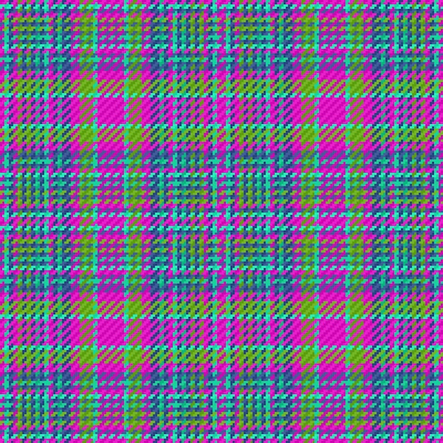 Pattern plaid fabric Textile check vector Texture seamless tartan background