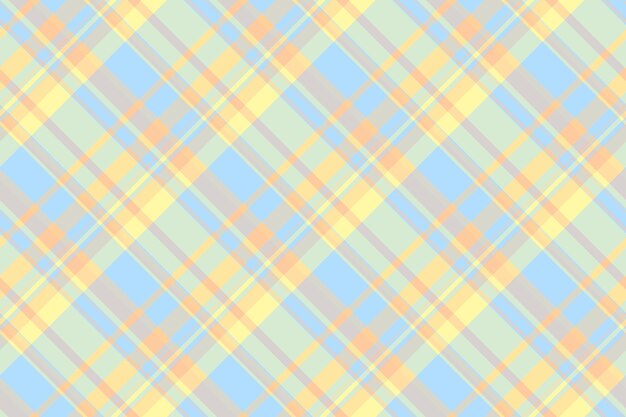 Pattern plaid tartan of background seamless fabric with a textile vector check texture in light and light gray colors