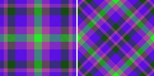 Pattern seamless background vector fabric plaid textile texture tartan check