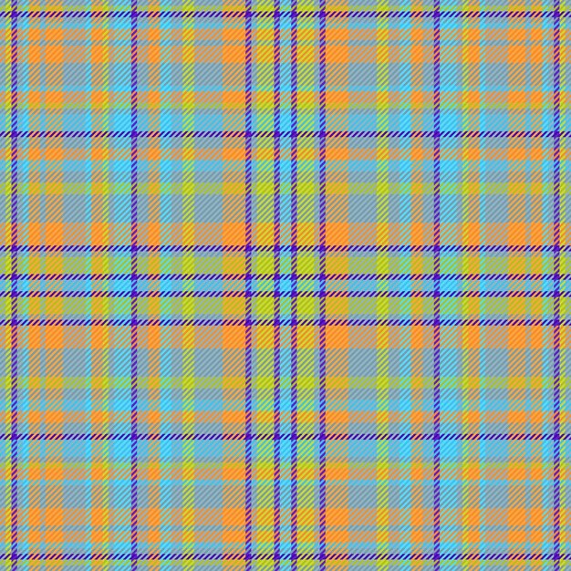 Modello di controllo senza soluzione di continuità tessile vettoriale di sfondo tessuto a trama tartan scozzese