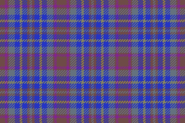 Pattern seamless check Textile texture plaid Background tartan vector fabric