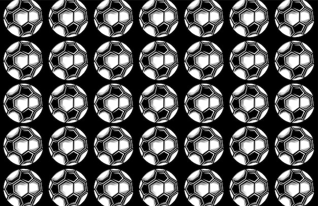 pattern soccer ball vector