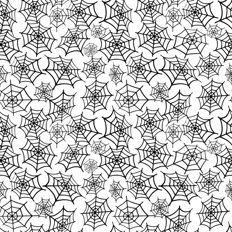Vector the pattern of the spider webdesign for halloween