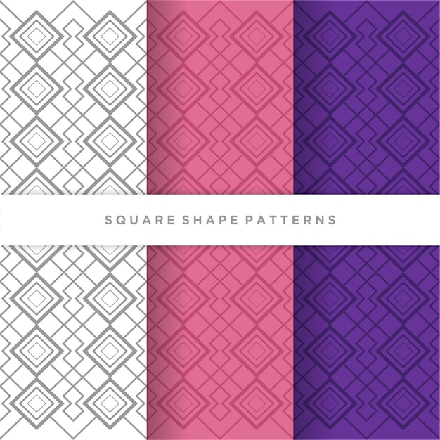 Pattern square line modern