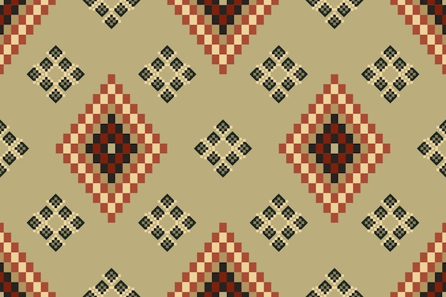 Vector the pattern of the squares with a geometric pattern