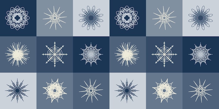 Vector pattern of squares