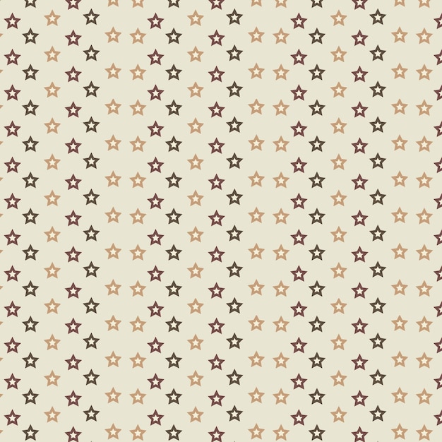 A pattern of stars on a beige background