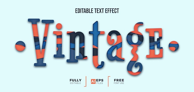 Pattern style 3d editable text effect