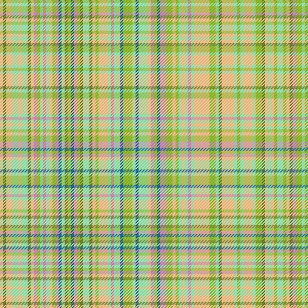 Modello tessuto tessile di trama plaid vettoriale con un controllo di sfondo tartan senza soluzione di continuità