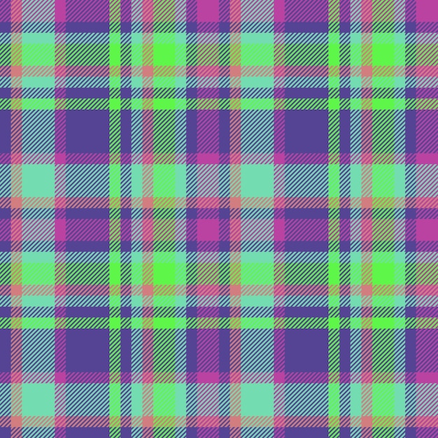 Pattern texture seamless Textile plaid vector Tartan fabric background check