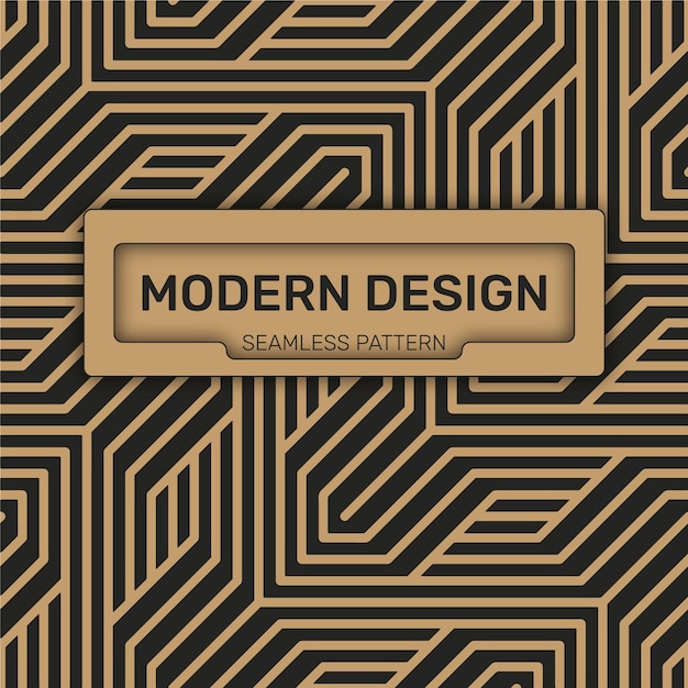 A pattern that is made by a company called modern design.