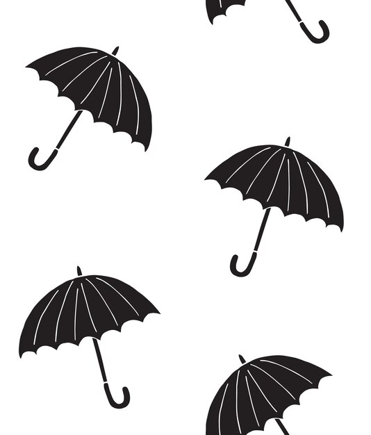 Vector pattern of umbrella