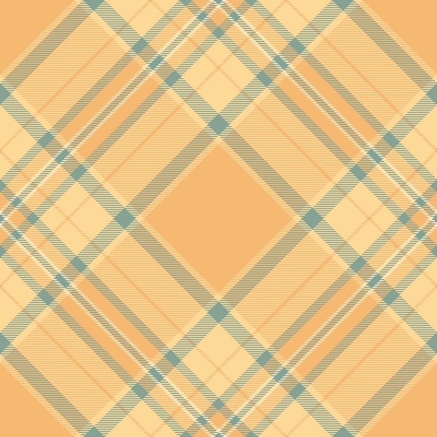 Pattern vector check of texture background textile with a seamless fabric tartan plaid in orange and amber colors