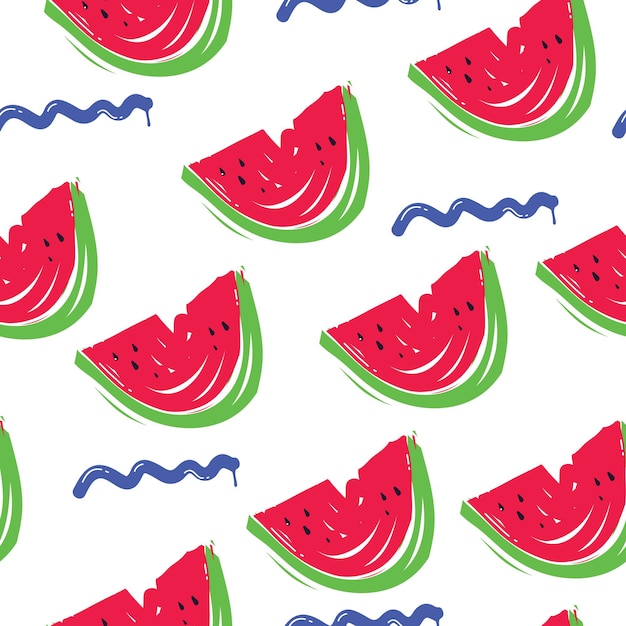 Pattern watermelon wave