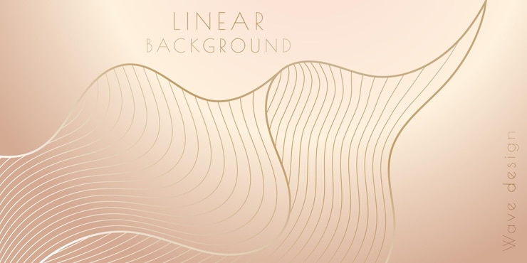 Vector a pattern of wavy lines interior design wallpaper textures textiles an option for packaging banners and creative design ideas