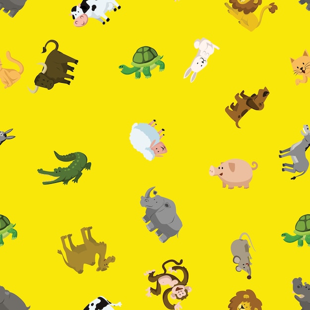 Pattern with animals