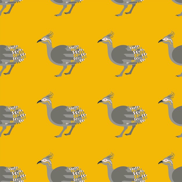 Pattern with bird