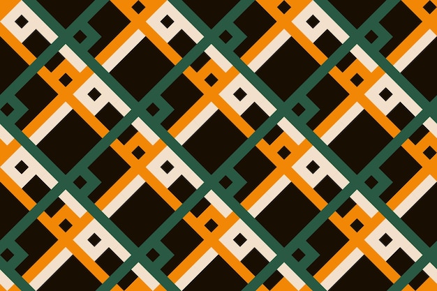 Vector a pattern with a geometric design in yellow orange and green