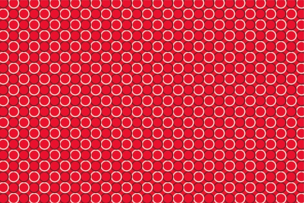 Pattern with geometric elements in red tones gradient abstract background