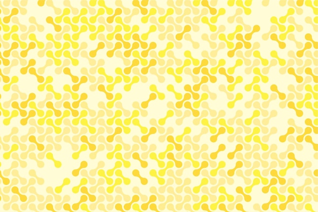黄色の色調で幾何学的な要素を持つパターン デザインの抽象的な背景ベクトル パターン