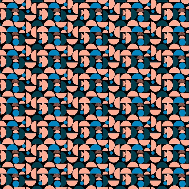 茶色の背景に金の葉が描かれたパターン