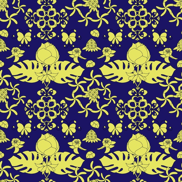 Vector pattern with  ornament