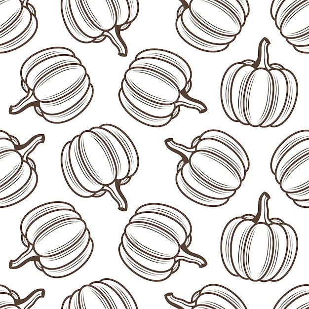 pattern with pumpkins