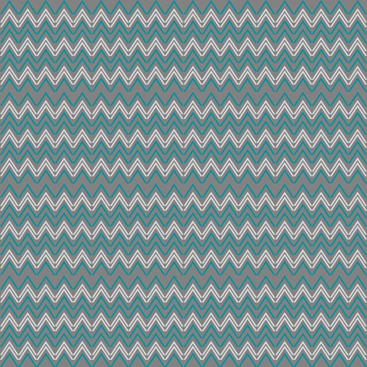 Vector pattern with zigzags on a gray background